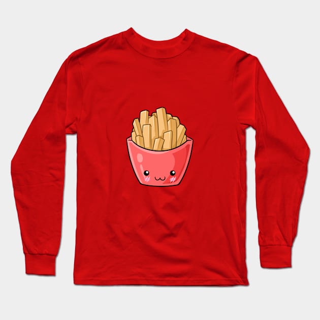 Fries Long Sleeve T-Shirt by Invisibleman17